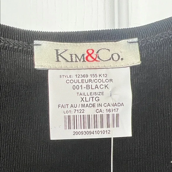 Women's Black Long Sleeve Top - Picture 2 of 4